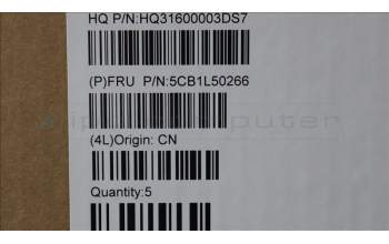 Lenovo 5CB1L50266 C-Abdeckung mit Tastatur, Ungarisch, Sturmgrau