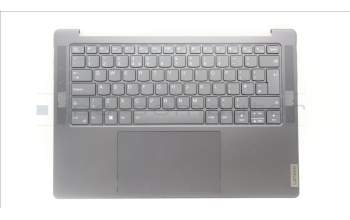 Lenovo 5CB1L50296 C-Abdeckung mit Tastatur, Englisch (GB), sturmgrau, Ohne Puresight-Logo