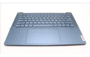 Lenovo 5CB1L50309 C-Abdeckung mit Tastatur, Bulgarisch, aquamarinblau, Puresight-Logo, GB