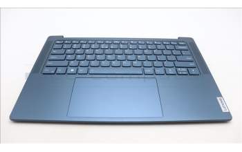 Lenovo 5CB1L50315 C-Abdeckung mit Tastatur, Englisch (US, Euro), Aquamarinblau, Puresight-Logo