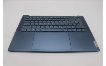 Lenovo 5CB1L50322 C-Abdeckung mit Tastatur, Deutsch, Aquamarinblau, Ohne Puresight-Logo