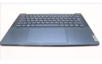 Lenovo 5CB1L50323 C-Abdeckung mit Tastatur, Deutsch, Aquamarinblau, Puresight-Logo