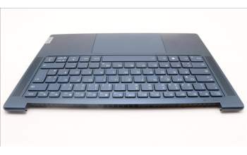 Lenovo 5CB1L50323 C-Abdeckung mit Tastatur, Deutsch, Aquamarinblau, Puresight-Logo