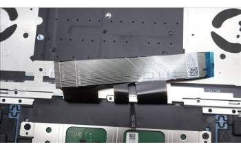 Lenovo 5CB1L50335 C-Abdeckung mit Tastatur, Italienisch, Aquamarinblau, Puresight-Logo