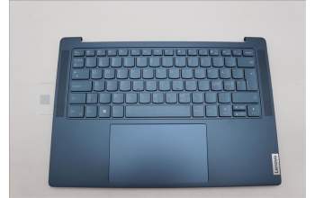 Lenovo 5CB1L50342 C-Abdeckung mit Tastatur, Skandinavien, Aquamarinblau, Ohne Puresight-Logo