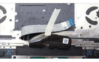 Lenovo 5CB1L50345 C-Abdeckung mit Tastatur, Portugiesisch, Aquamarinblau, Puresight-Logo