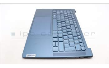 Lenovo 5CB1L50345 C-Abdeckung mit Tastatur, Portugiesisch, Aquamarinblau, Puresight-Logo