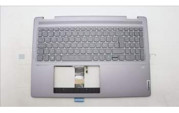 Lenovo 5CB1L50383 C-Cover with keyboard,Nordic,Arctic Grey,FingerPrint