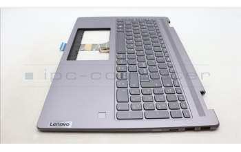 Lenovo 5CB1L50383 C-Cover with keyboard,Nordic,Arctic Grey,FingerPrint