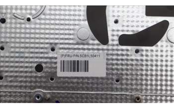 Lenovo 5CB1L50411 C-Abdeckung mit Tastatur, Hebräisch, arktisgrau, Ohne_Fingerabdruckscanner