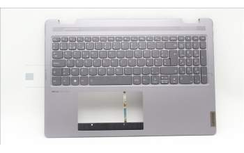 Lenovo 5CB1L50430 C-Abdeckung mit Tastatur, Belgisch, arktisgrau, Ohne Fingerabdruck, GB