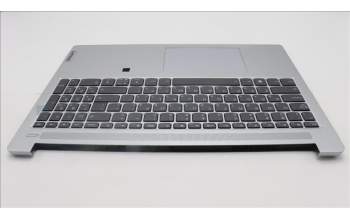 Lenovo 5CB1L50447 C-Abdeckung mit Tastatur, Hebräisch, Wolkengrau, Hintergrundbeleuchtung, Fingerabdruck