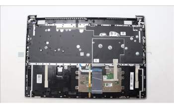 Lenovo 5CB1L50459 C-Cover with keyboard, French, Cloud Grey, Backlight, FingerPrint, US