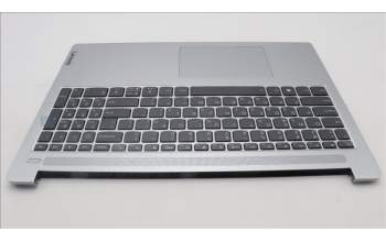 Lenovo 5CB1L50473 C-Cover with keyboard, Greek, Cloud Grey, Backlight, Non-Fingerprint, US