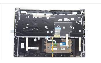 Lenovo 5CB1L50474 C-Abdeckung mit Tastatur, Englisch (US, Euro), Wolkengrau, Hintergrundbeleuchtung, Ohne_Fingerabdruckscanner