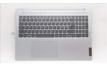 Lenovo 5CB1L50490 C-Abdeckung mit Tastatur, Skandinavien, Wolkengrau, Hintergrundbeleuchtung, Ohne_Fingerabdruckscanner