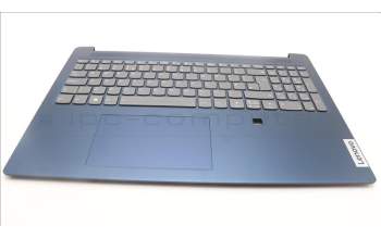 Lenovo 5CB1L50515 C-Abdeckung mit Tastatur, Englisch (GB), tiefblau, Hintergrundbeleuchtung, Fingerabdruckleser