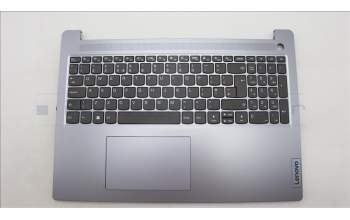 Lenovo 5CB1L52285 C-Abdeckung mit Tastatur, Englisch (GB), arktisgrau, Ohne_Hintergrundbeleuchtung, Fingerabdruckleser