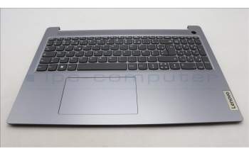 Lenovo 5CB1L52307 C-Abdeckung mit Tastatur, Französisch, arktisgrau, Ohne_Hintergrundbeleuchtung, Fingerabdruckleser