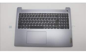 Lenovo 5CB1L52321 C-Abdeckung mit Tastatur, Skandinavien, arktisgrau, Ohne_Hintergrundbeleuchtung, Fingerabdruckleser