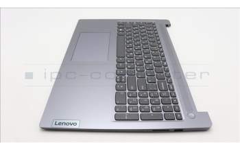 Lenovo 5CB1L53355 C-Cover with keyboard,Russian,Arctic Grey,Non_Backlight,Non_Fingerprint