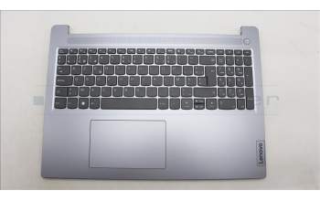 Lenovo 5CB1L53364 C-Abdeckung mit Tastatur, Belgisch, arktisgrau, Ohne Hintergrundbeleuchtung, Ohne Fingerabdruck, GB