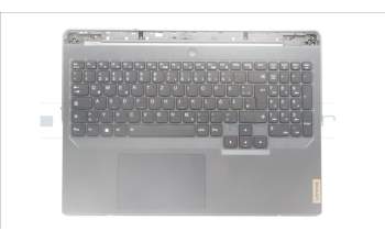Lenovo 5CB1L54627 C-Cover with keyboard, German, Onyx Grey, RGB Backlight, UK