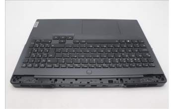 Lenovo 5CB1L54638 C-Abdeckung mit Tastatur, Portugiesisch, Onyxgrau, RGB-Hintergrundbel.
