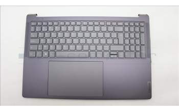 Lenovo 5CB1L55111 C-Abdeckung mit Tastatur, Belgisch, sturmgrau, GB
