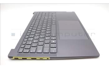 Lenovo 5CB1L55134 C-Abdeckung mit Tastatur, Spanisch, Sturmgrau