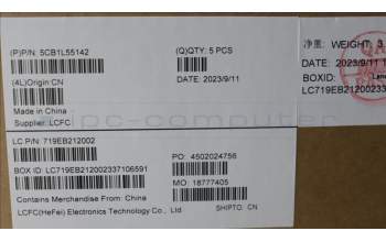 Lenovo 5CB1L55142 COVER Upper Case ASM_ARA_TT L83BY