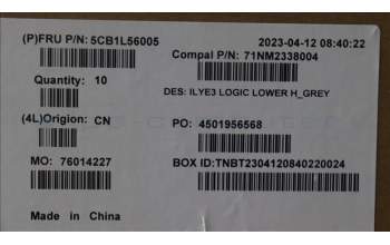 Lenovo 5CB1L56005 COVER Lower Case C 82YA STGY H