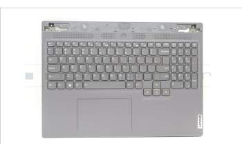 Lenovo 5CB1L56010 C-Abdeckung mit Tastatur, Englisch, Sturmgrau, Hintergrundbeleuchtung