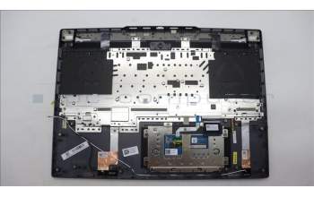 Lenovo 5CB1L56016 C-Abdeckung mit Tastatur, Arabisch, sturmgrau, Hintergrundbeleuchtung, US