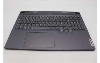Lenovo 5CB1L56028 C-Abdeckung mit Tastatur, Französisch, Sturmgrau, Hintergrundbeleuchtung