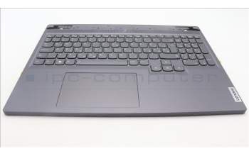 Lenovo 5CB1L56031 C-Abdeckung mit Tastatur, Ungarisch, Sturmgrau, Hintergrundbeleuchtung