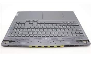 Lenovo 5CB1L56040 C-Abdeckung mit Tastatur, Ukraine, sturmgrau, Hintergrundbeleuchtung