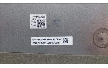 Lenovo 5CB1L57515 FRU KT4DA_D_COVER_UMA_WW_ASSY_GR