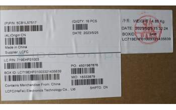 Lenovo 5CB1L57517 FRU KT4DA_D_COVER_UMA_WW_ASSY_BK