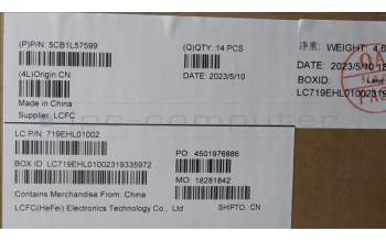 Lenovo 5CB1L57599 FRU KT4D0_CCOVER_WL_SUB_ASSY_BLACK