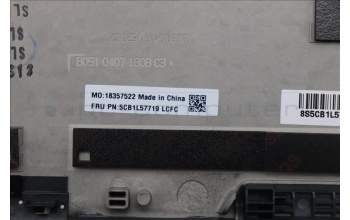 Lenovo 5CB1L57719 FRU KX3D1_A_COVER_MG_ASSY_LP_BK