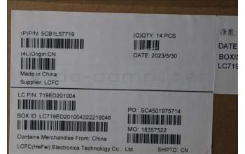 Lenovo 5CB1L57719 COVER FRU KX3D1_A_COVER_MG_ASSY_LP_BK