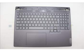 Lenovo 5CB1L58760 C-Abdeckung mit Tastatur, Spanisch, sturmgrau, RGB-Hintergrundbel.