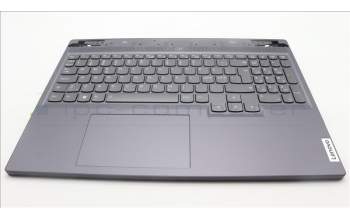 Lenovo 5CB1L60059 C-Abdeckung mit Tastatur, Skandinavien, Sturmgrau, RGB-Hintergrundbeleuchtung
