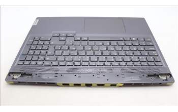 Lenovo 5CB1L60064 C-Abdeckung mit Tastatur, Belgisch, sturmgrau, RGB-Hintergrundbel., GB