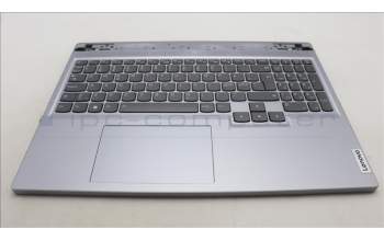 Lenovo 5CB1L60091 C-Abdeckung mit Tastatur, Skandinavien, Mineralgrau, Hintergrundbeleuchtung