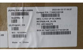 Lenovo 5CB1L60098 C-Cover with keyboard,Slovenian,Backlight