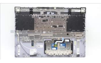 Lenovo 5CB1L60106 C-Abdeckung mit Tastatur, Englisch, Mineralgrau, RGB-Hintergrundbel.