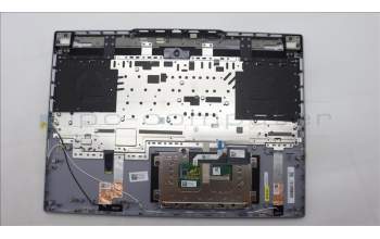 Lenovo 5CB1L60116 C-Abdeckung mit Tastatur, Englisch (GB), Mineralgrau, RGB-Hintergrundbel.