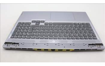 Lenovo 5CB1L60116 C-Abdeckung mit Tastatur, Englisch (GB), Mineralgrau, RGB-Hintergrundbel.